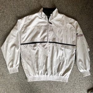 Ben Hogan Men's Off- White windbreaker With Black interior size XL